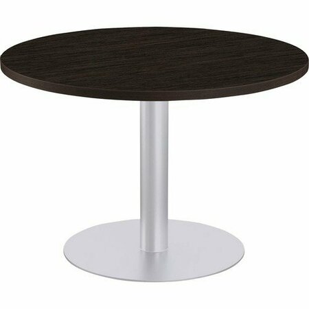 SPECIAL-T Hospitality Table, RoundTop, BarHeight, 42inDIAx42inH, EbonyRecon SCTSIEN42BHER